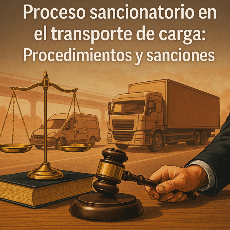 proceso sancionatorio en el transporte de carga